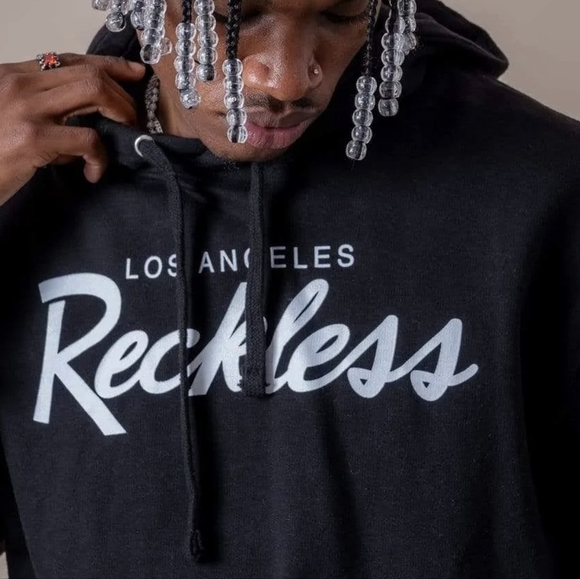 Y&R OG Reckless Hoodie - Black/White - Picture 2 of 3